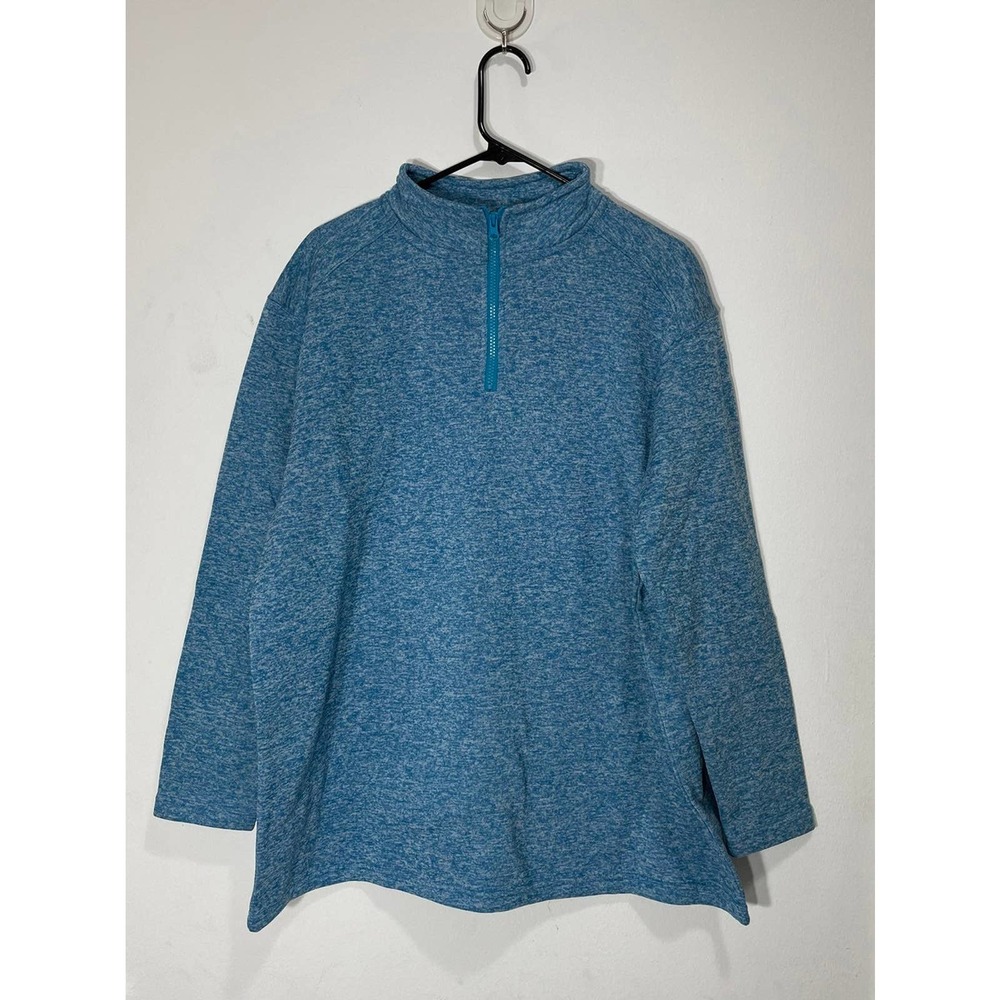 Exist mens blue fleece sweatshirt top XL